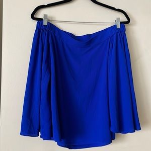 Beautiful jewel tone cobalt blue top by Rachel Roy